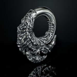 Body Jewelry - Biomechanical Jewelry - Hinged segment ring